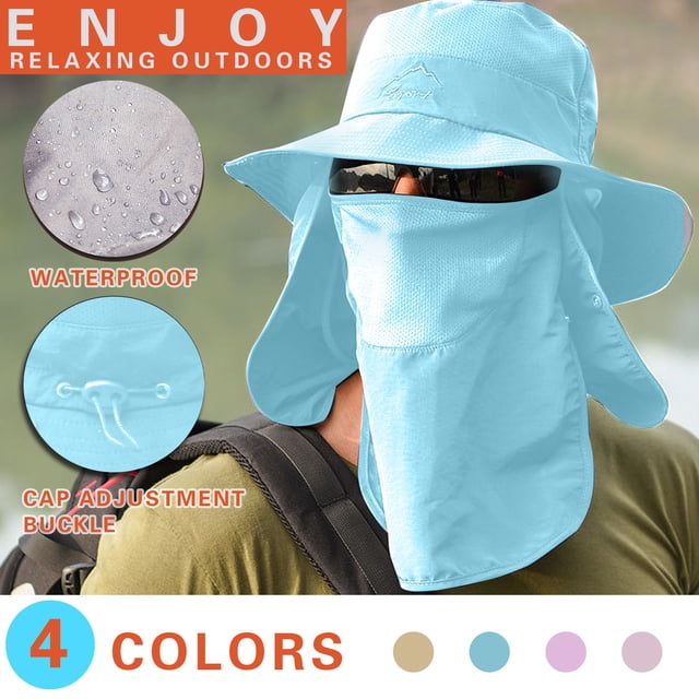 Sombrero de Protección Solar Xihbxyly de Secado Rápido Al Aire Libre para Pesca Transpirable
