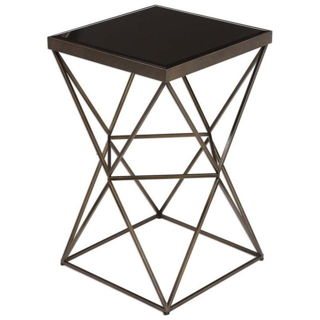 Uttermost Table d'Appoint Cadre en Cage