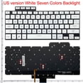thumbnail image 1 of Clavier Anglais US pour ASUS ROG Zephyrus ROG Huan 16 G16 GA503 GA503Q GA503QR GA503QS Huan 15 G15 GU603 GU603H avec Rétroéclairage Coloré, 1 of 6