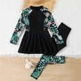 thumbnail image 2 of Girls Swimsuit 2 Piece Long Sleeve Full Body Rash Guard Girls Bathing Suit Beach Vacation Muslim Swimwear 5-13 Years, 2 of 5