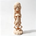 thumbnail image 2 of Qjidjing Halloween Skeleton Figurine, Desktop Ornament, 12cm Resin Plastic Build, Three Skeleton Set, Tabletop Display, Mantel Shelf, Spooky Indoor Decor, 2 of 7