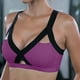 thumbnail image 2 of Gibobby Sports Sujetadores para mujer Cruz Frontal Chaleco Color Tops Ladies'plain Bra Lace Cup Side Full Bra(Morado,XXL), 2 of 5