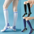thumbnail image 6 of Milue 1 Pair 3D Dots Cushioned Circulation Running Compression Socks for Women Men, 6 of 18