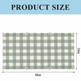 thumbnail image 3 of Sage Green Buffalo Plaid Fluorescent Light Covers, Farmhouse Green White Checkered Magnetic Light Covers for Ceiling Lights, Fluorescent Ceiling Shade for Classroom Bedroom Office 4x2Ft x 1PCS, 3 of 8