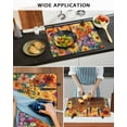 thumbnail image 6 of nqOlkjepod Large Induction Cooktop Protector Mat 28.5"x20.5", Colorful Flowers Stove Top Covers for Electric Stove, Farmhouse Sunflower Daisy Stove Burner Cover Mats, Glass Top Stove Cover, 6 of 8