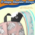 thumbnail image 5 of Kawaii Cat Pink Pattern 17" Waterproof Oxford School Backpacks for Teens, S-Shape Padded Straps, for School, Travel, Hiking, Camping, 5 of 5