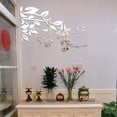 thumbnail image 2 of Adhesivo de pared para puerta espejo multicolor Yuarrent autoadhesivo Decoración del hogar Plata HA077601-03, 2 of 6
