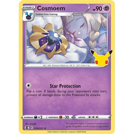 Pokemon Celebrations Holo Rare Cosmoem #14