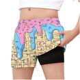 thumbnail image 3 of Gamivast Teen Boys 2-In-1 Swim Board Shorts Icecream Print Compression Liner Trunks Summer Beach Volleyball Wear Athletic Sporty Bottoms Quick Dry, 3 of 7