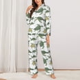 thumbnail image 3 of Wukai Cute Turtle Print Women's Pajama Set - Soft Long Sleeve Sleepwear for Comfort and Style-XX-Large, 3 of 9