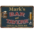 thumbnail image 1 of Mark's Green Bar & Tavern Rustic Sign Decor 8x12 108120047047, 1 of 1