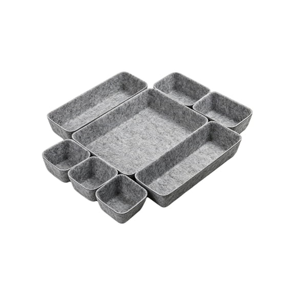 Lynono Co.,Ltd Versatile Felt Drawer Tray For Home Office Or Jewelry Shop Organization