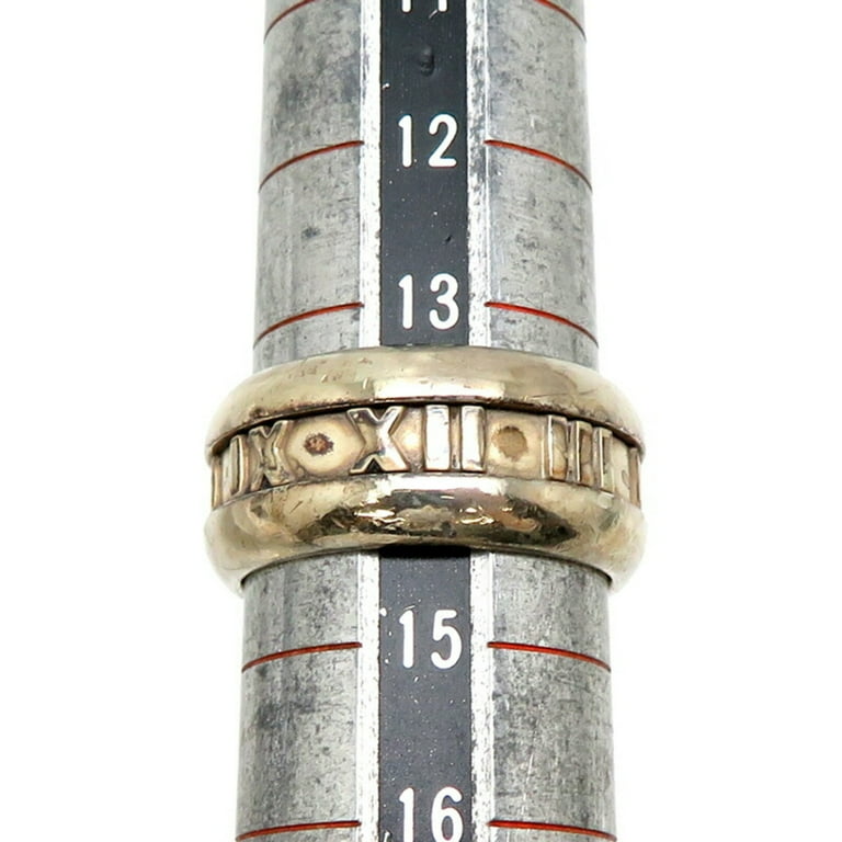 Pre-Owned Tiffany SV925 Atlas Men's Ring, Silver 925, Size