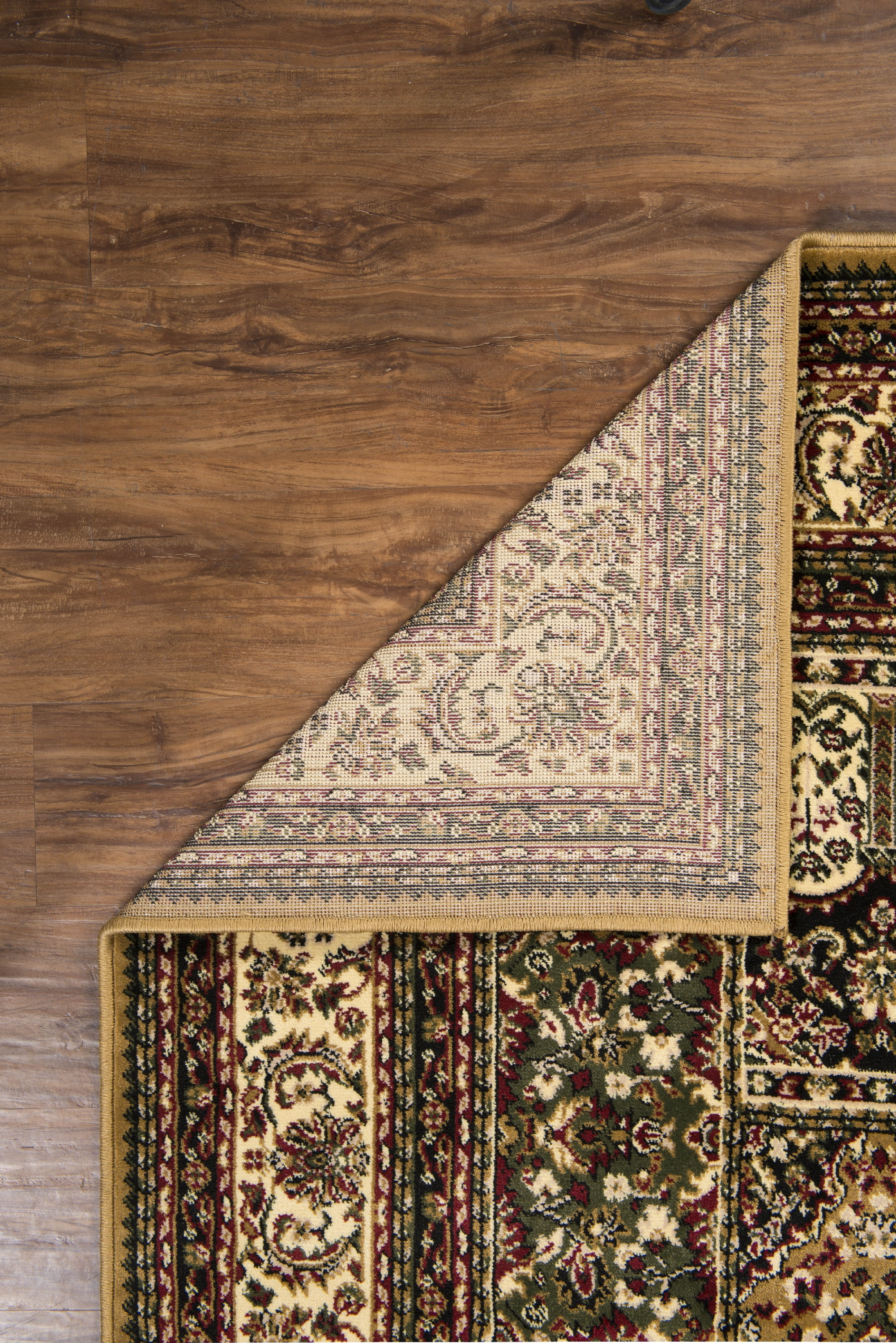 Persian Treasures Baktiyari Cream Area Rug 9x12 Power Loomed Plush Design