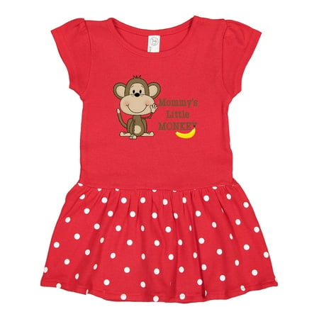 

Inktastic Mommy s Little Monkey Gift Toddler Girl Dress
