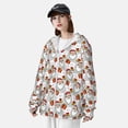 thumbnail image 3 of Balery Christmas Santa Claus Sudadera ligera de manga larga con capucha y protección solar UPF 50+ para hombre y mujer, ideal para pesca y running-XX-Large, 3 of 7