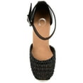thumbnail image 5 of Journee Womens Sierra Wedge Heel Espadrille Sandals, 5 of 10