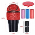 Eing Car Trash Can, Portable Garbage Bin With Bling Diamonds, Collapsible Pop-up
