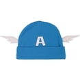 thumbnail image 2 of Marvel Captain America 3-Piece Infant Bodysuit Pant and Hat Set-3-6 Months, 2 of 5
