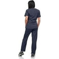 thumbnail image 2 of V Neck Unisex Scrub Set, Top and Pants Lightweight Stretch Fabric for Home Attendant and Nurse Uniform, 2 of 4