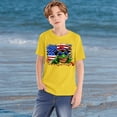 thumbnail image 5 of FamilyThread Toddler Kids Boys Girls American Flag Cotton T-shirt Fashion Cute Round Neck Print Tee Short Sleeve For 3-9 Years, 5 of 8