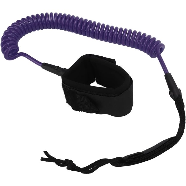 RUISOWQL 10Ft Surfing Foot Rope Elastic TPU Leg Straps Stand Up Paddle Leash for Surfboards Longboards Shortboards