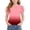 Watermelon Red, variant on Teylalorva Girls T-Shirt with Puff Short Sleeve, Gradient Prints Casual Summer Crewneck Kids Fashion 2026 Tee Purple Size 8