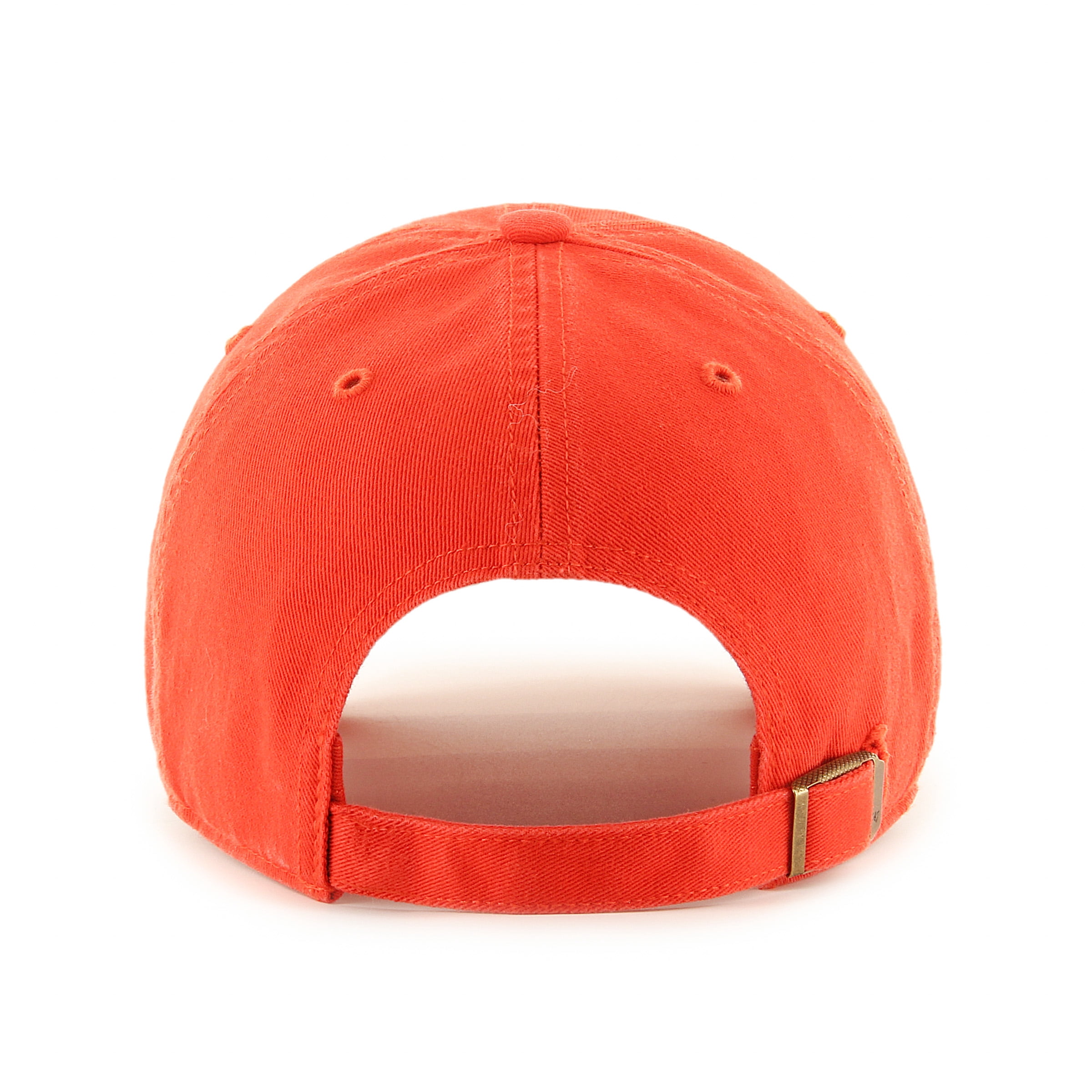 Men's '47  Orange New York Knicks Core Logo Clean Up Adjustable Hat