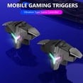 thumbnail image 2 of RGB A1 Mobile Gaming Trigger 4 Finger Game Controller Professional Triggers Joystick for Mobile Phones, 2 of 6