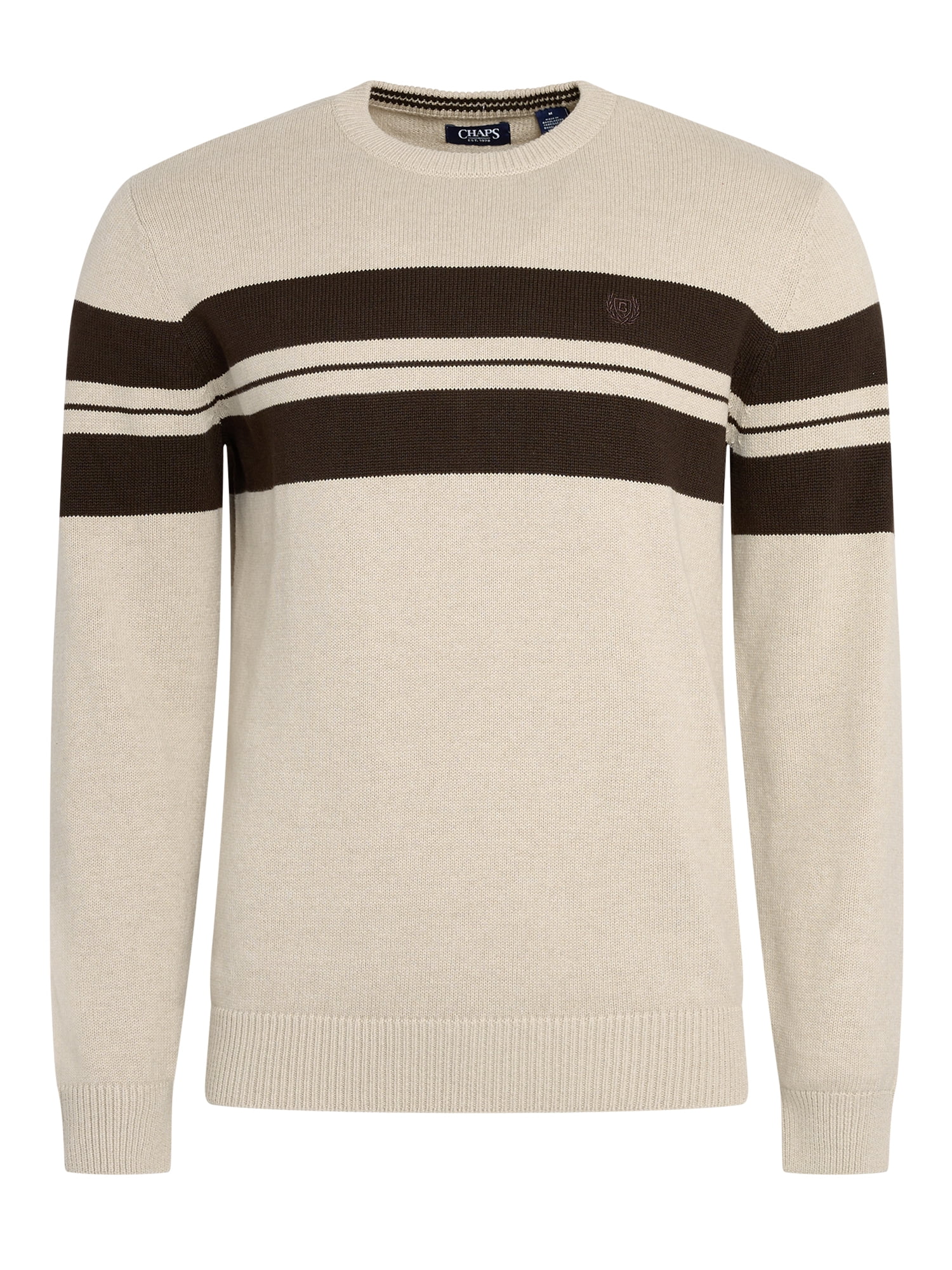 Chaps Men's & Big Men's Long Sleeve Crewneck Sweater, Sizes S-3XL