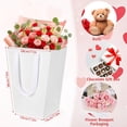 thumbnail image 2 of ANHXN  Flower Bouquet Bags with Ribbon Handles Large Paper Bouquets Gift Bags Florist Packaging for Wedding Mother's Day Birthday, 2 of 7