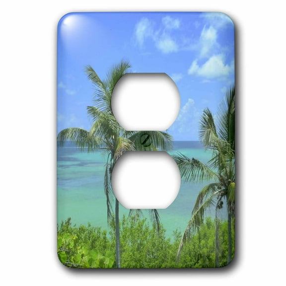 3dRose, Florida Key Perfection, 2 plug outlet cover