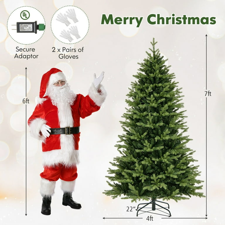 Costway Pre-Lit 7 FT Xmas Tree with Various Modes & 470
