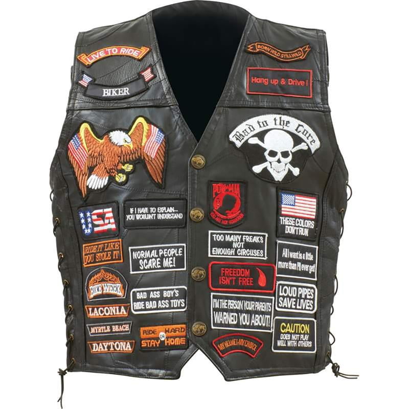 Details about   XXL USA Flag Biker Vest Back Patch Free Ship 11-3/4 Inches 2XL 