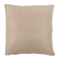 thumbnail image 3 of SAFAVIEH Happy Place 18" x 18" Graphic Print Plush Pillow, Taupe/White, 3 of 3