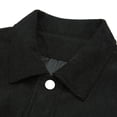 thumbnail image 7 of LIIPEE Men Shirts Casual Solid Color Long Sleeve Lapel Button Down Shirt Male Fashion Texture Loose Fit Versatile Tops Comfortable Breathable Soft Daily Shirts,Black,XXXXL, 7 of 7