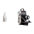 thumbnail image 1 of Escultura de pingüino,Escultura de pingüino,decoración nórdica para el hogar,Adorno de mesa con estatua de animal,artesanía,decoración para dormitorio,Estatua de cámara,Figura, 1 of 8