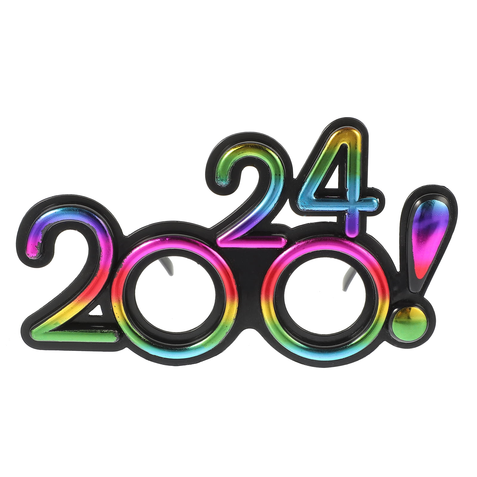 HOMEMAXS New Year 2025 Glasses Prop Eyeglasses Photo Booth Prop 2025