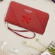 thumbnail image 5 of Bolso bordado con cremallera a la moda, bolso con múltiples ranuras, clip para dinero para mujer, 5 of 5