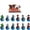 NXH122, variant on 13 PCS Horror Movie Birthday Party Supplies, Cake Decorations for Birthday Party Decorations Theme Birthday Party Supplies