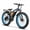 Blue, variant on Unibike Electric Mountain Bike for Adults, 748W Peak Motor, 48V 20Ah Removable Battery, 26'' Fat Tire All-Terrain E-Bicycle, Blue