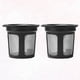 thumbnail image 2 of 2pcs Prácticos filtros de máquina de café Vasos de filtración de café útiles Accesorio de café para cafetería en el hogar (negro, 53 ml / 19 g), 2 of 5