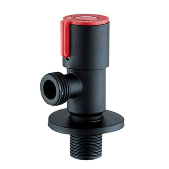 Accesorios de La Válvula Del ángulo de de Las Colocaciones Del Zócalo de La Válvula Sanitaria Rojo 1 DYNWAVEMX Válvula de ángulo de acero inoxidable