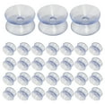 thumbnail image 1 of 50 ventosas de goma transparentes de doble cara de 20 mm para ventosas de silicona de vidrio sin ganchos, 1 of 8