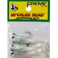 thumbnail image 5 of CRME 1.5" Pearl Paddle Tail Shad Swimbait Fishing Lures for Bass, 3-Count, 5 of 7