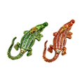 thumbnail image 3 of Crocodiles Shaped Jewelry Box With Secure Lock Portable Storage for Earrings Necklaces Rings Alloy Craftsmanship, 3 of 7