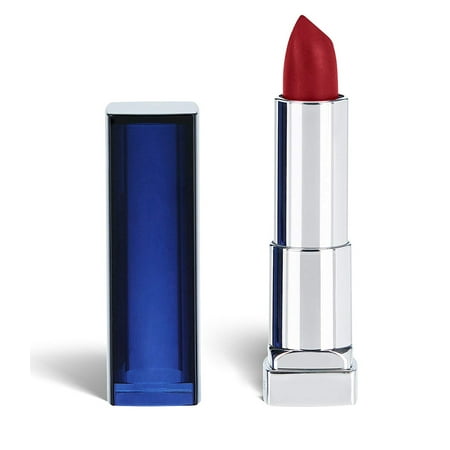 Maybelline Color Sensational The Loaded Bolds Lipstick #800 Dynamite Red + Eyebrow (Best Lip Color For Smokey Eyes)