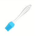 thumbnail image 1 of 1 Pc Transparent Handle Silicone Oil Brush, Baking Tool, Small Split Baking Brush, Barbecue Brush,High Temperature Resistant Silicone Brush, Portable Barbecue Oil Brush, For Cake Baking Cooking BBQ K, 1 of 5