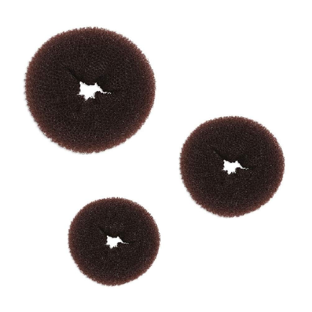 Hawwwy Hair Bun Maker, French Twist Donuts For Updos Kids, 3 Pack, Brown :  Target