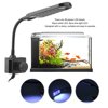 28 LED Aquarium Fish Tank Clamp Lamp Light White Blue Color Lighting With Clip